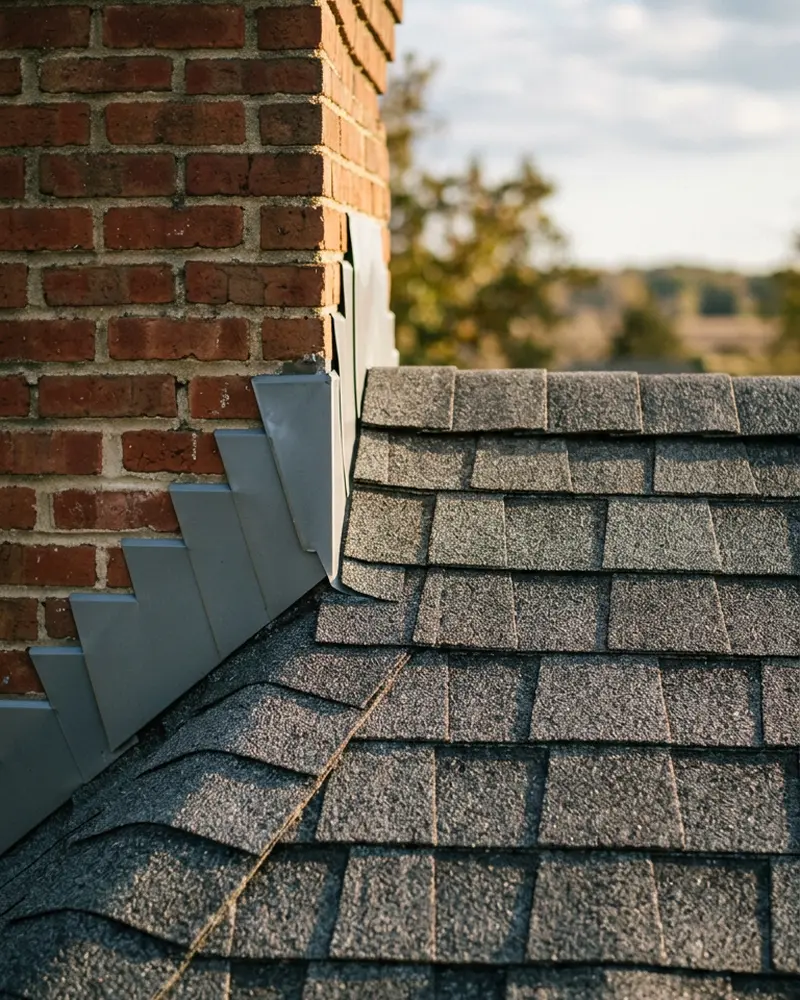 Close-up of Gutter Cleaning work by Beardman Building Services in Fort Ogden